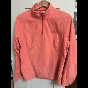 North Face Fleece Pull Over size Lg